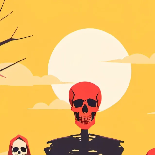 chat with ai character: skeleton