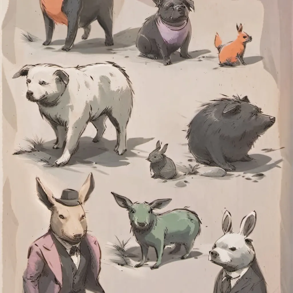 chat with ai character: smilin critters