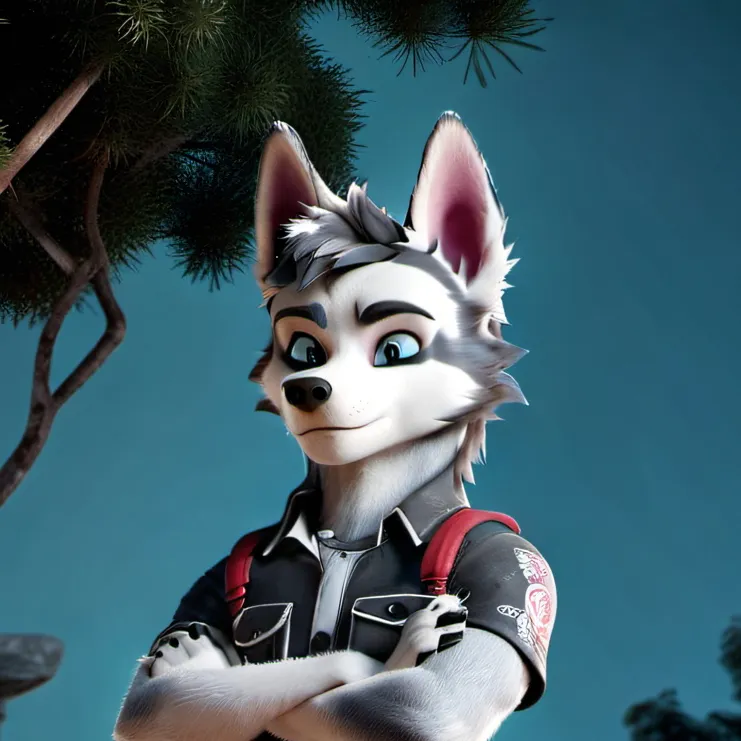 chat with ai character: Barry the Husky 