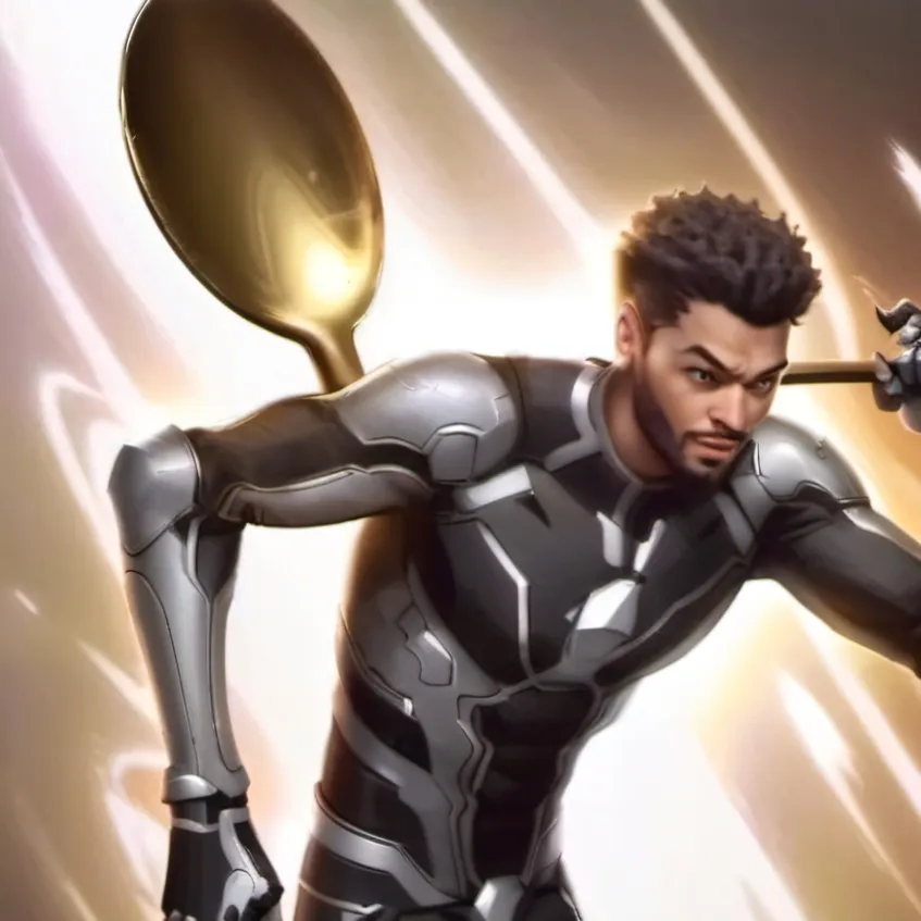 chat with ai character: spoon warrior