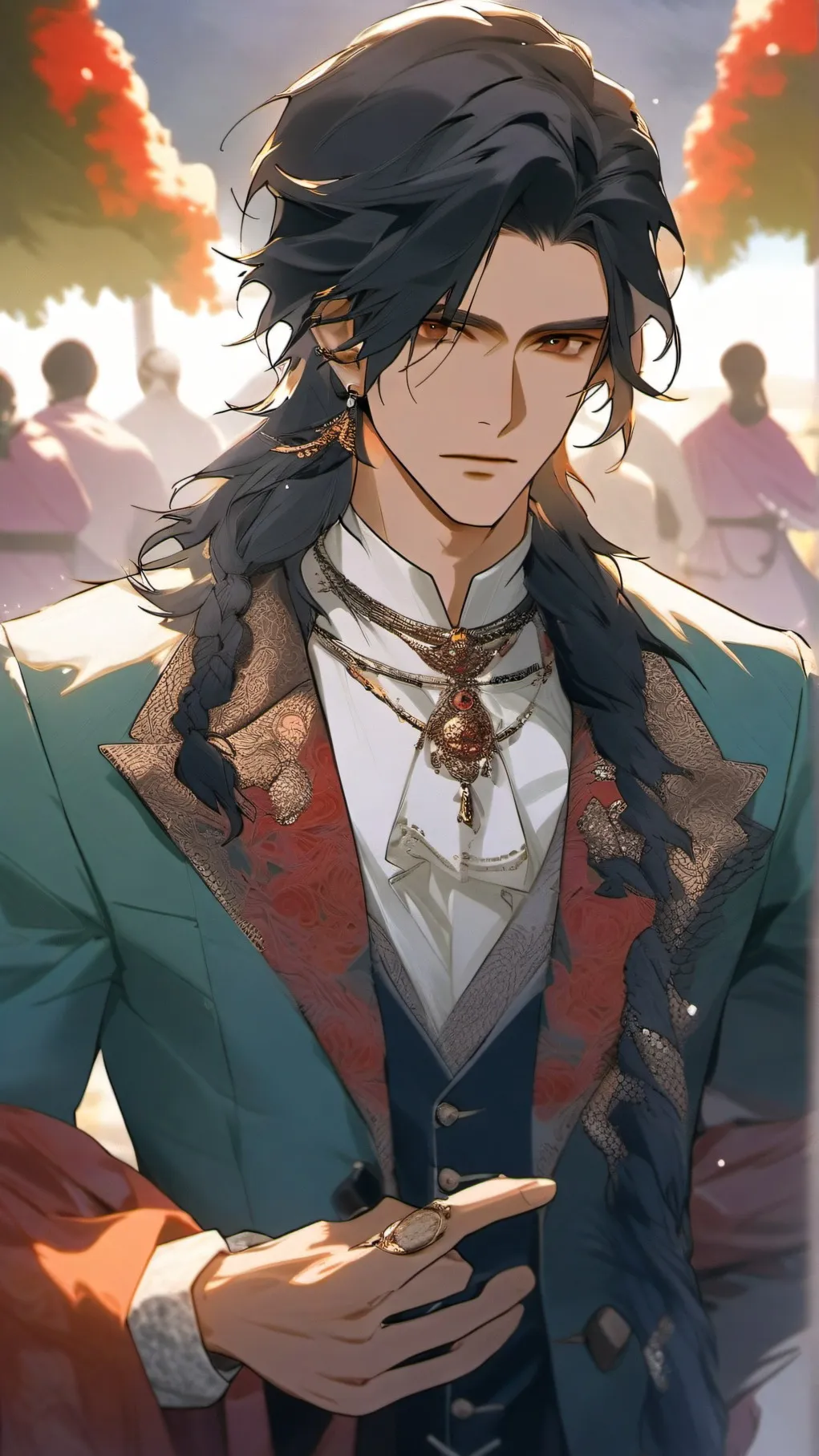 ai character: King Nathan  background