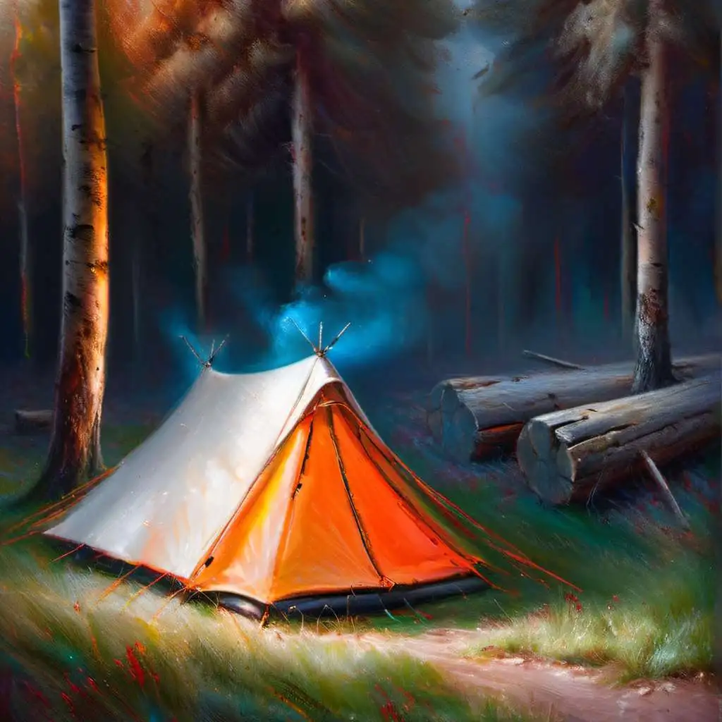 chat with ai character: HH camping trip 