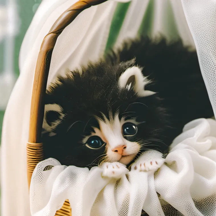 chat with ai character: Small kitten