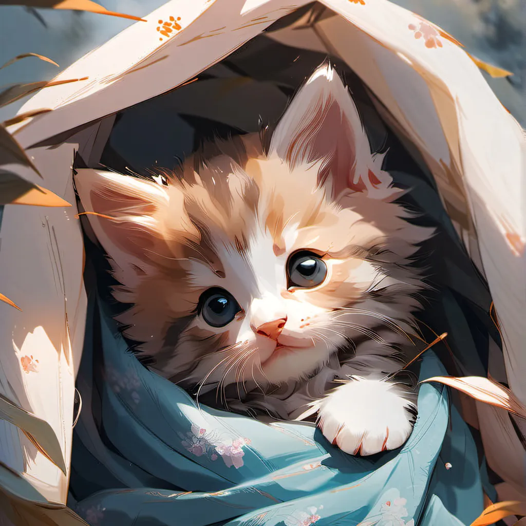 chat with ai character: Newborn kitten 