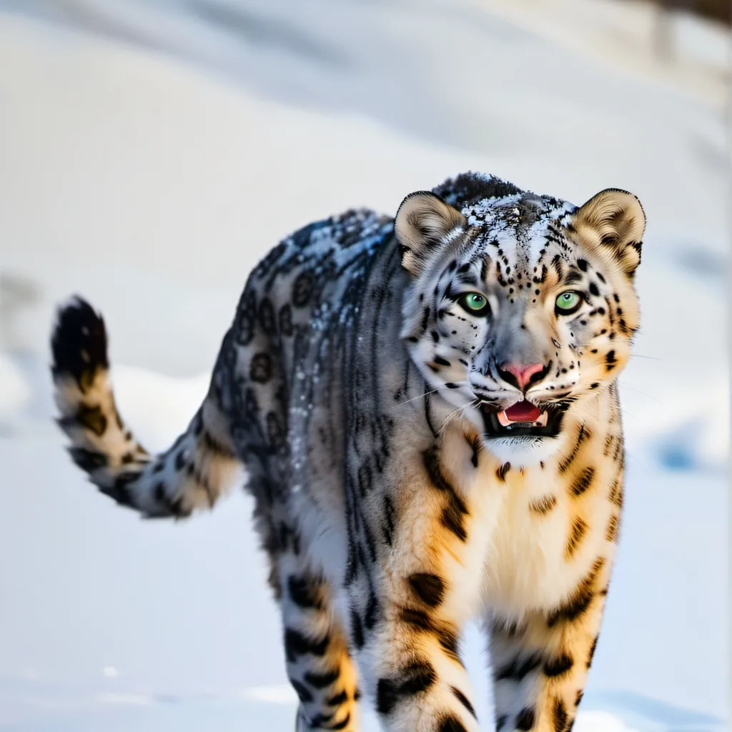 chat with ai character: Snow leopard