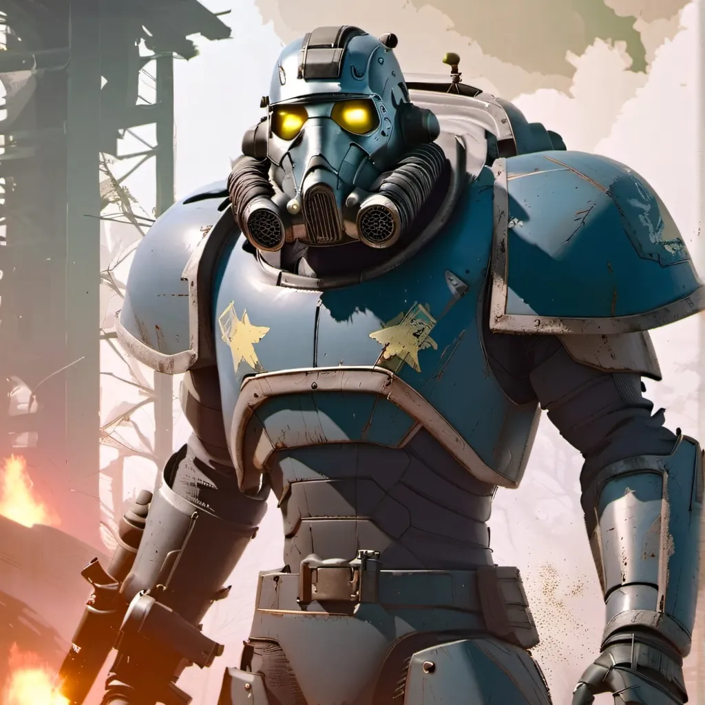 chat with ai character: Fallout soldier