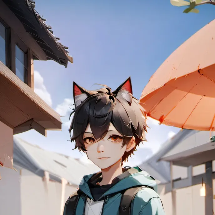 chat with ai character: MHA neko