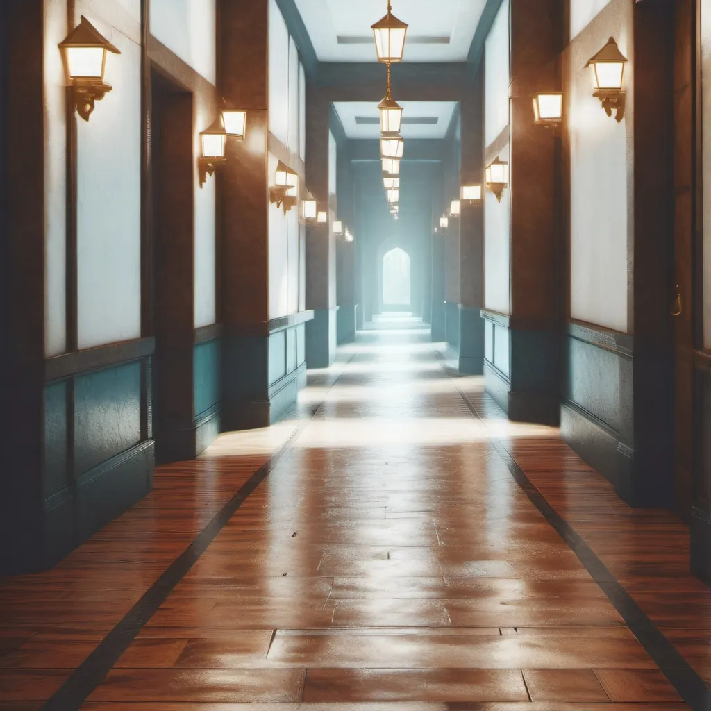 chat with ai character: The Hallway