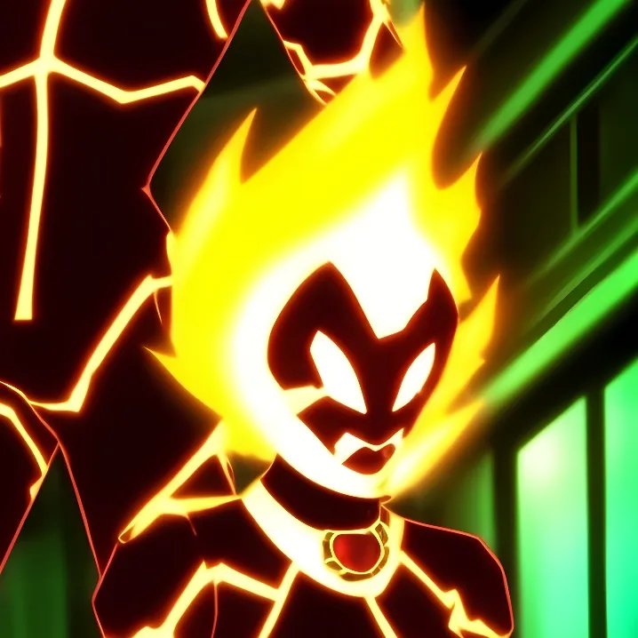 chat with ai character: heat blast