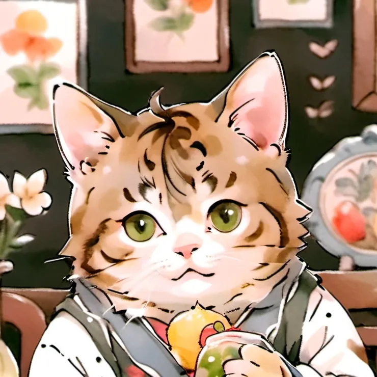 chat with ai character: hungry cat