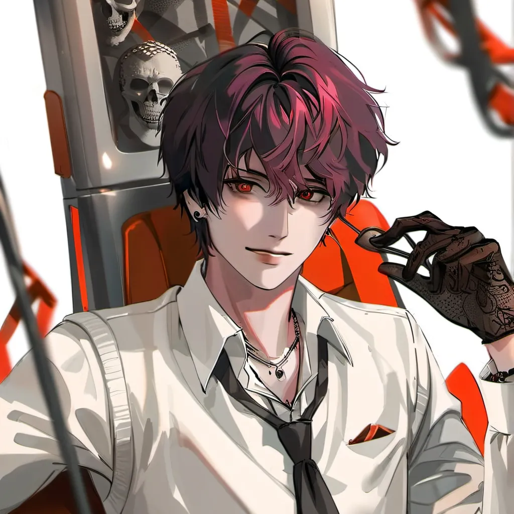 chat with ai character: HE DYED HIS HAIR!-