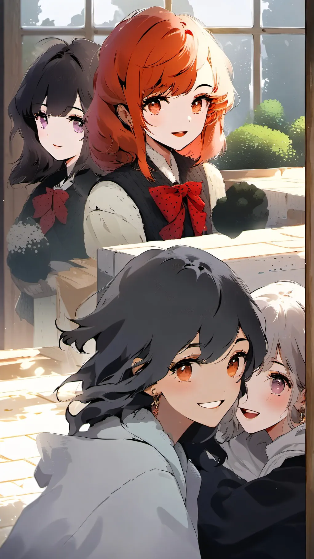 ai character: Sleepover background