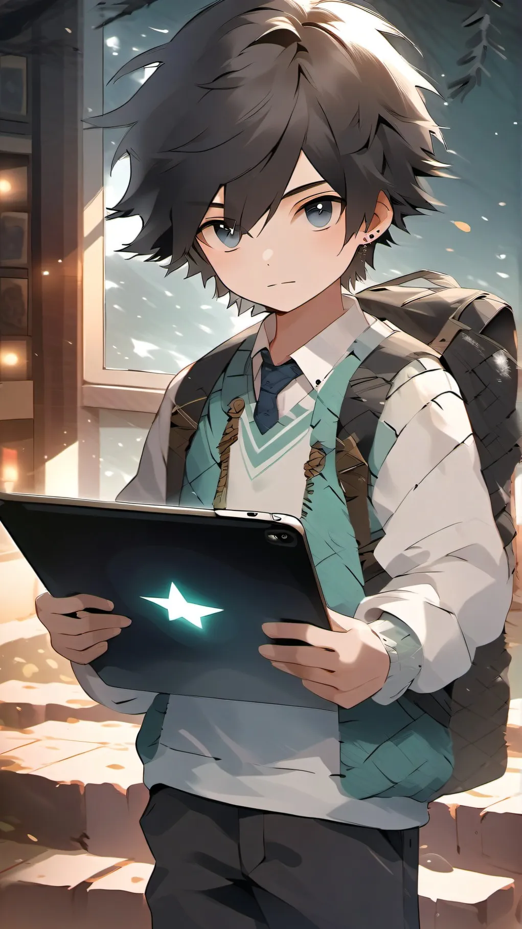 ai character: Brainrot Kid background