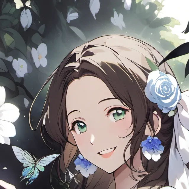 chat with ai character: happy here 