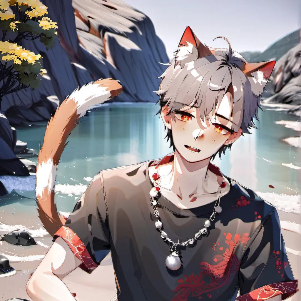 chat with ai character: Cat boy (gay)