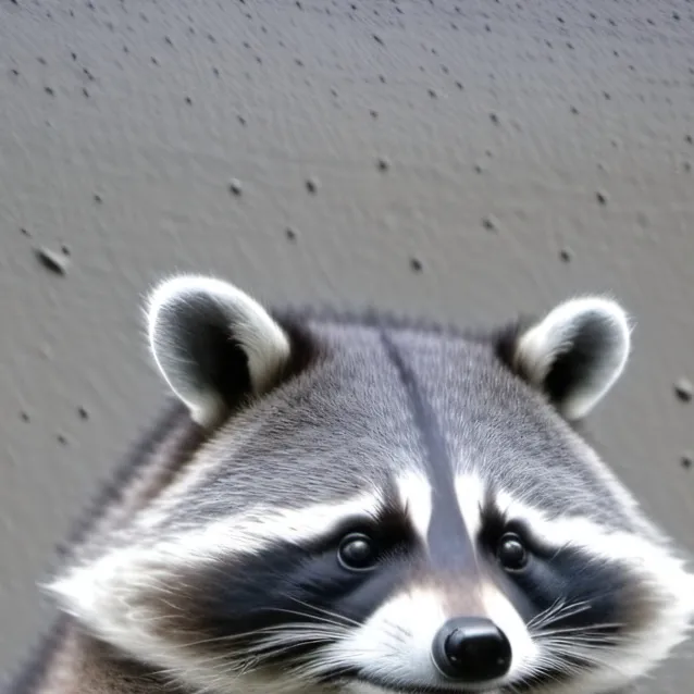 chat with ai character: happy raccoon