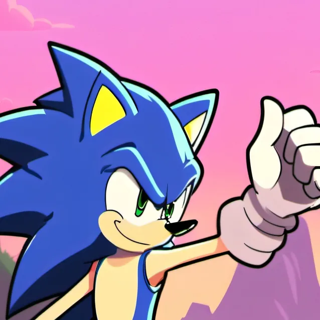 chat with ai character: sonic