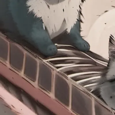 chat with ai character: Cat riding