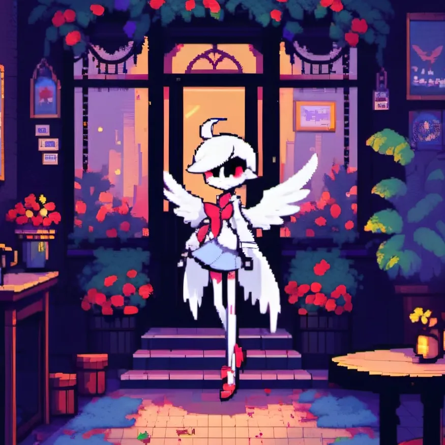 chat with ai character: Angel dust