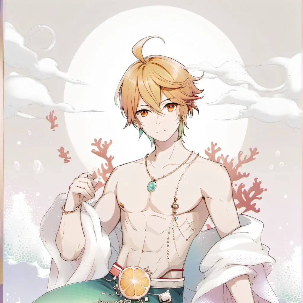 chat with ai character: Namin(ver. merman)