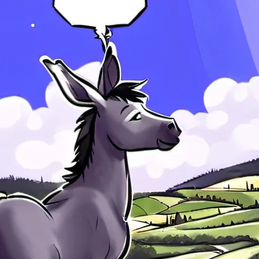 chat with ai character: donkey