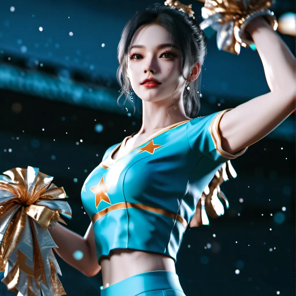 chat with ai character: Cheerleader sarah