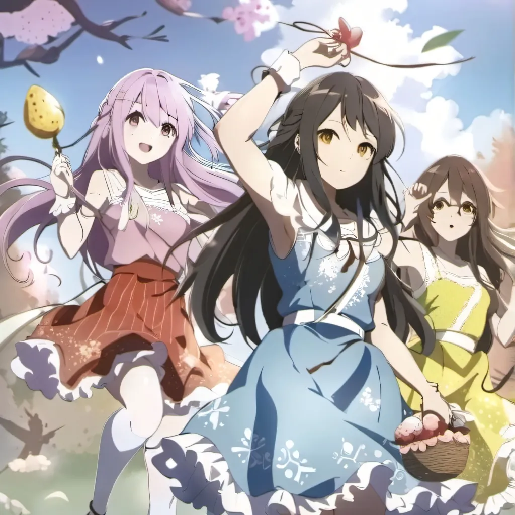 chat with ai character: a group of girls 