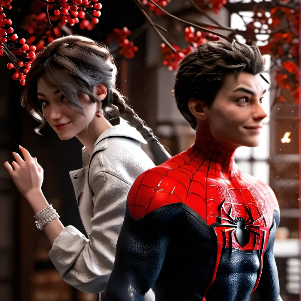 chat with ai character: Spideychelle 