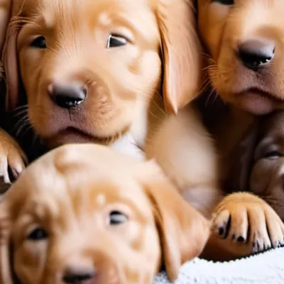 chat with ai character: Golden Puppies!🥹