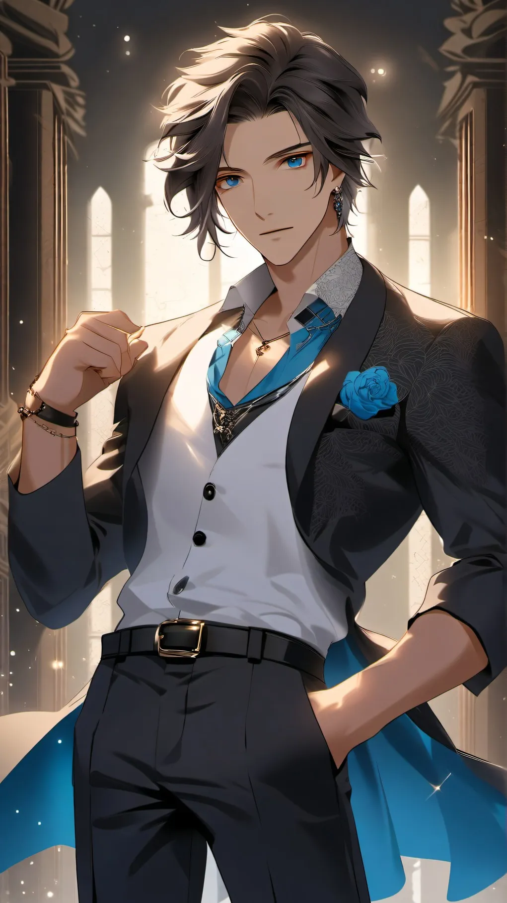 ai character: Leo background