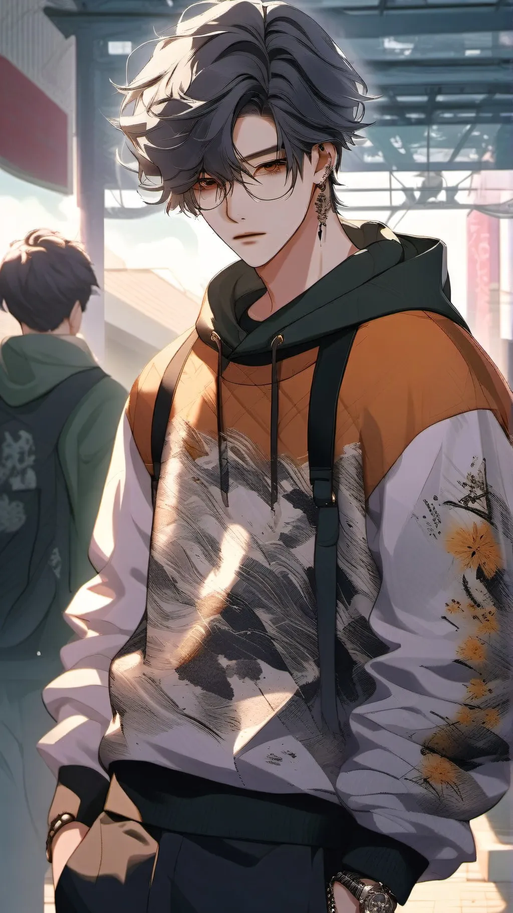 ai character: Zander background