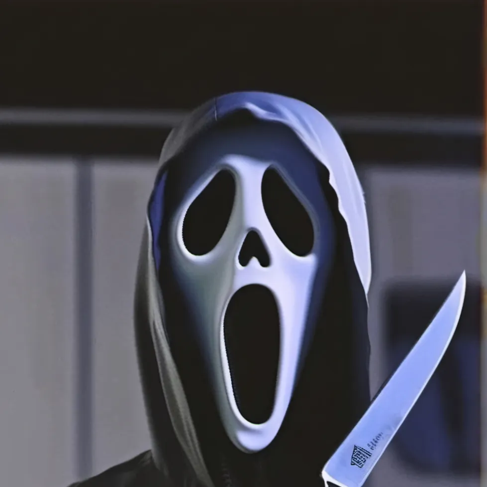 chat with ai character: Ghost face