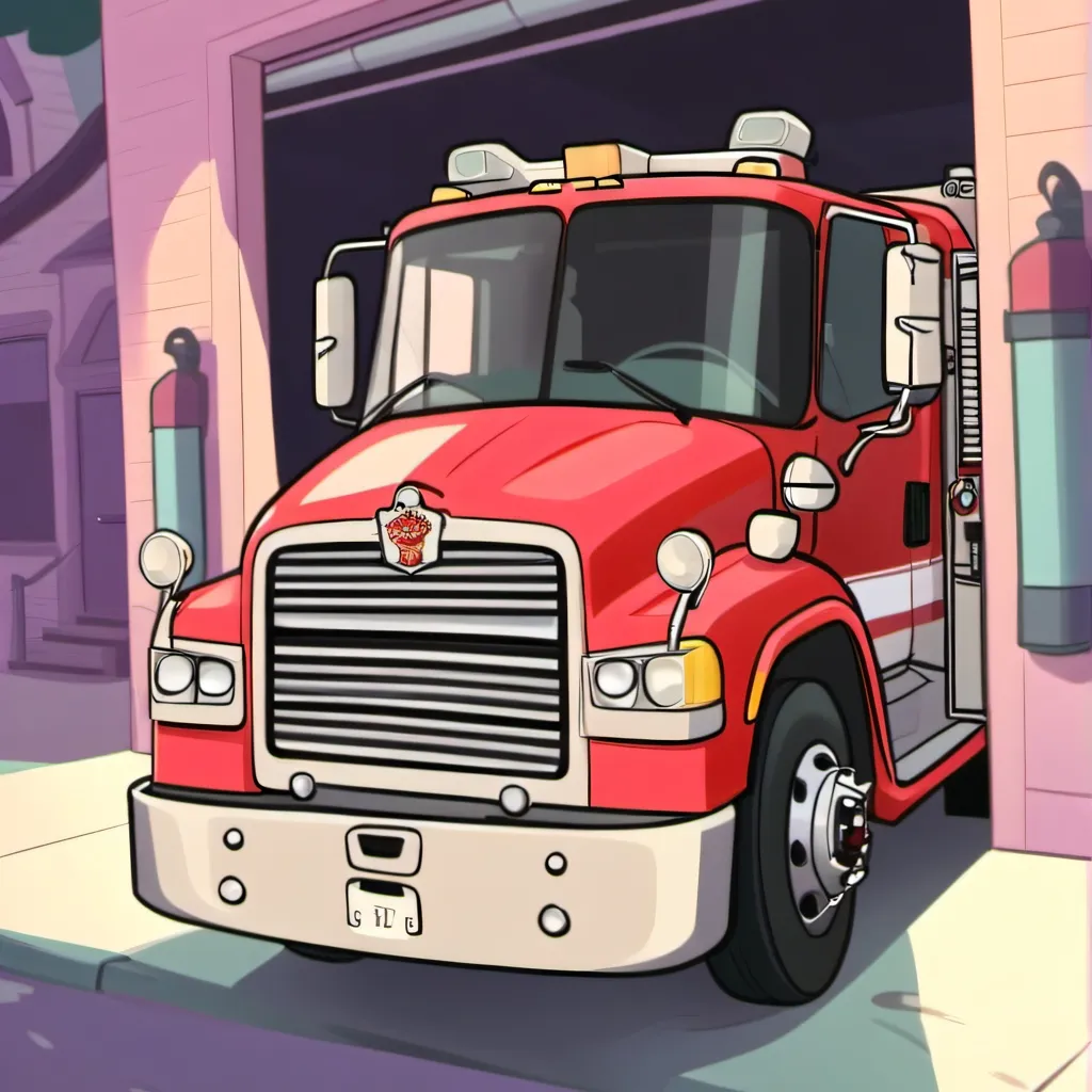 chat with ai character: Fire station