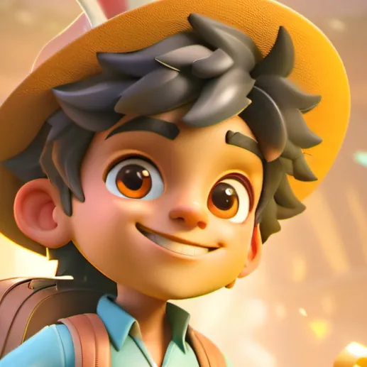 chat with ai character: Easter kid