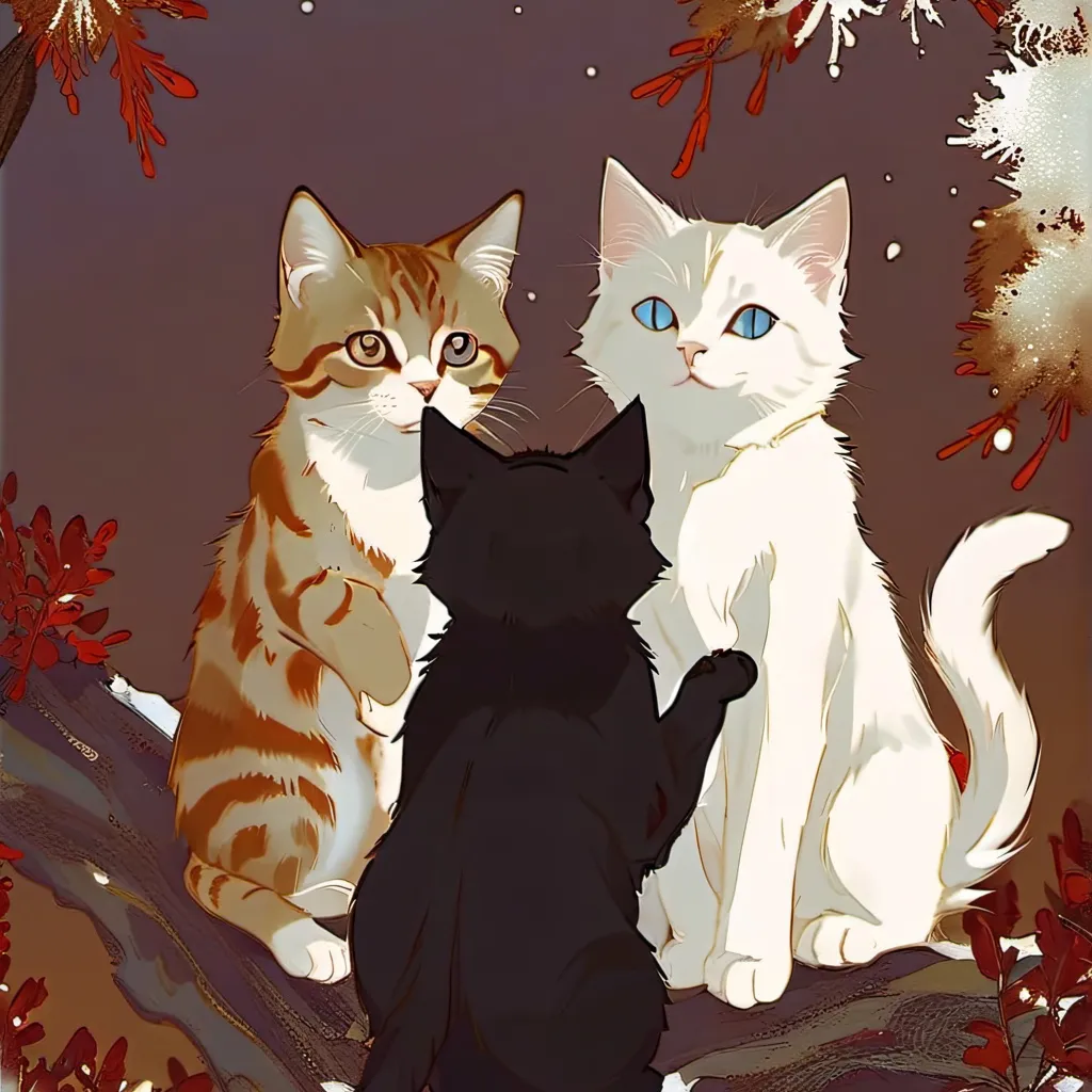 chat with ai character: snow & oreo