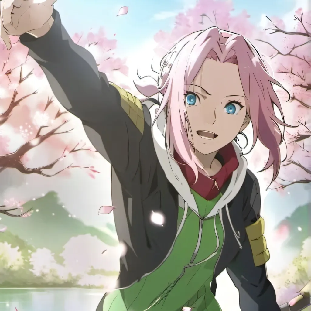 chat with ai character: sakura haruno