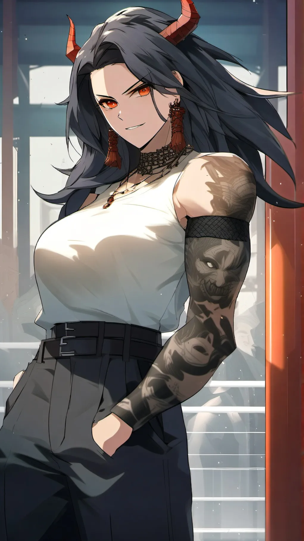 ai character: lucy (demon brute) background