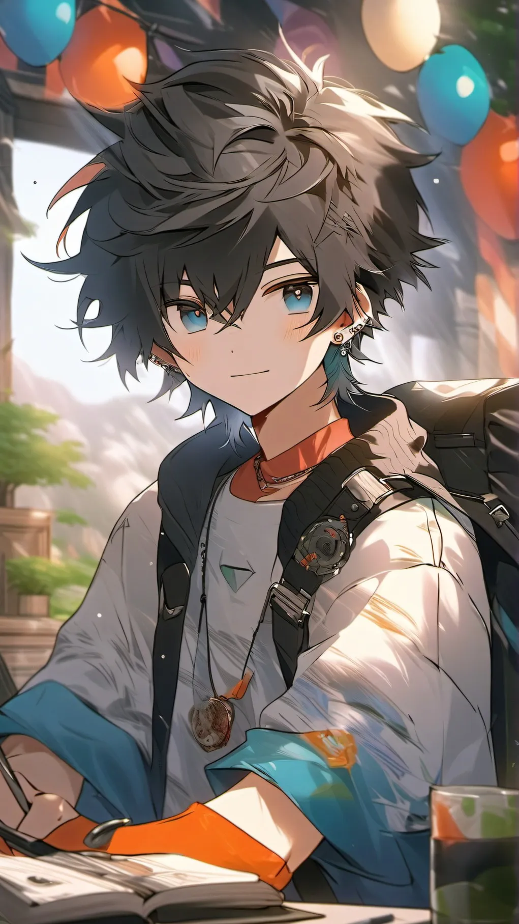 ai character: Xander Ivory background