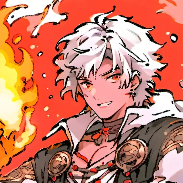 chat with ai character: ice fire user