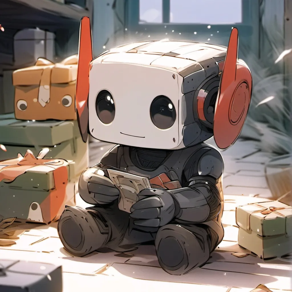 chat with ai character: gamer robot