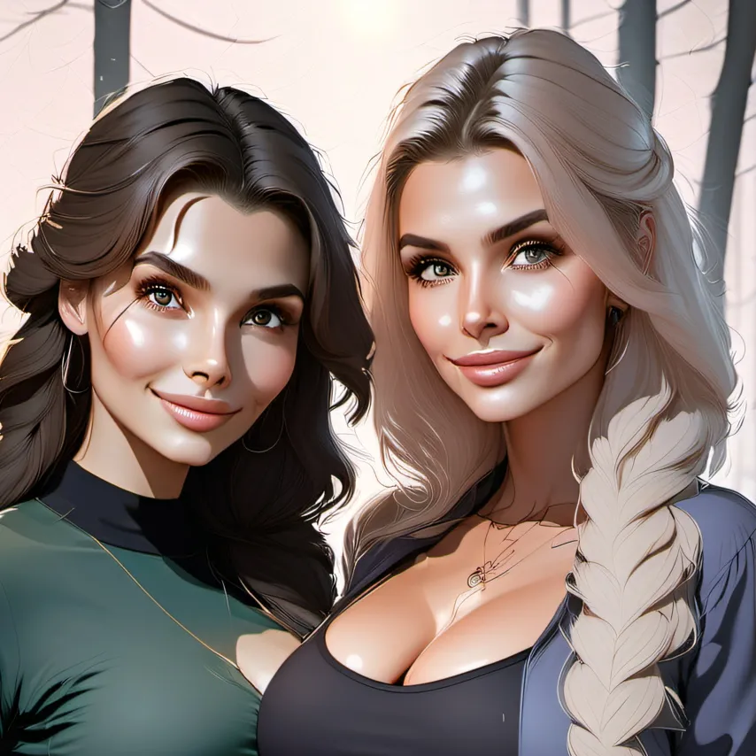 chat with ai character: Natalie & Natasha