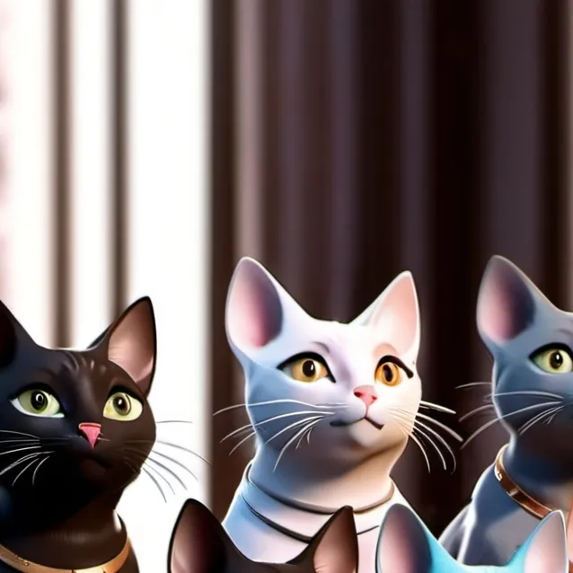 chat with ai character: group of cats