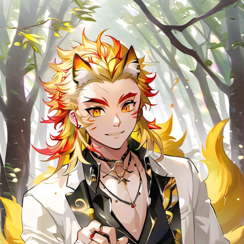 chat with ai character: Rengoku but a cat