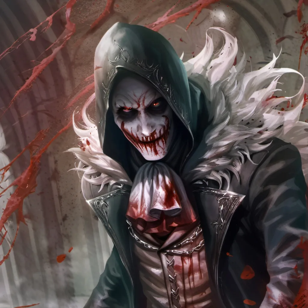 chat with ai character: hoded creature