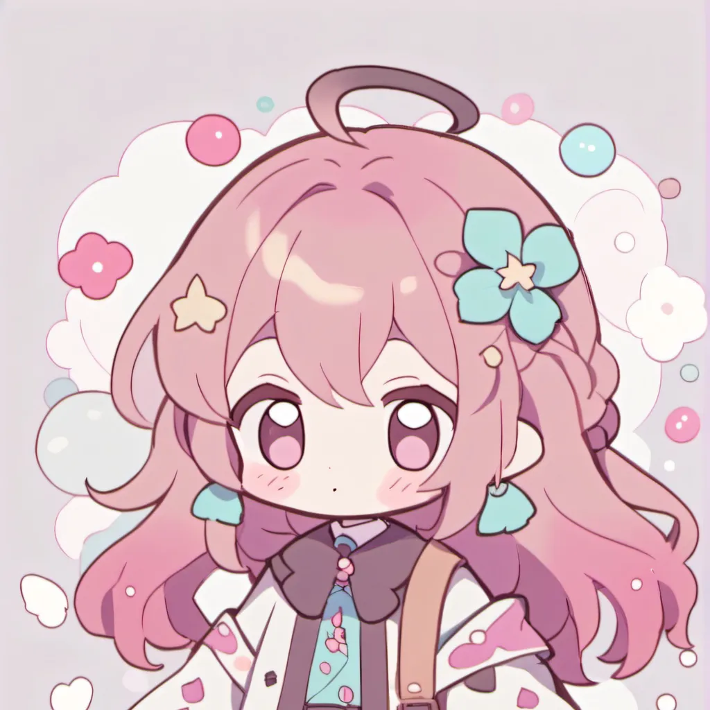 chat with ai character: Little girl pink