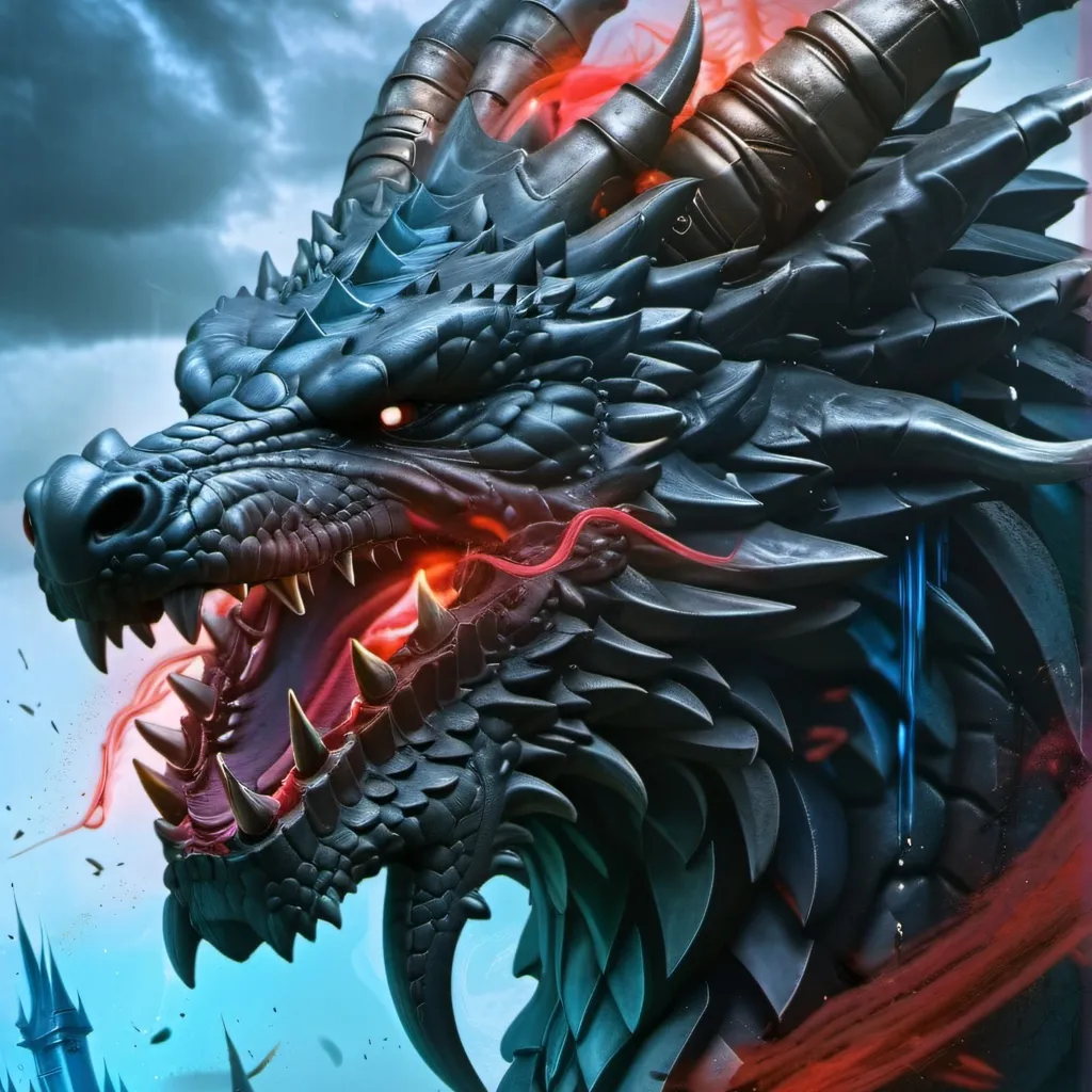 chat with ai character: blood dragon