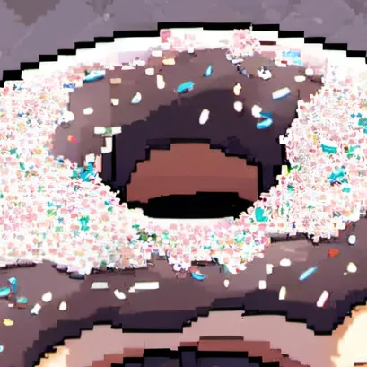 chat with ai character: donut head