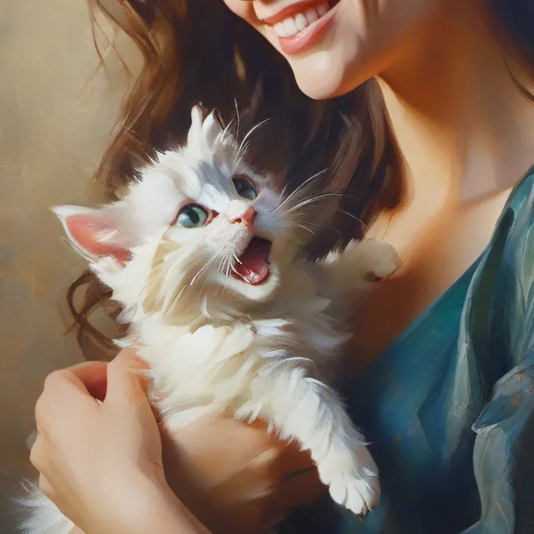 chat with ai character: cat