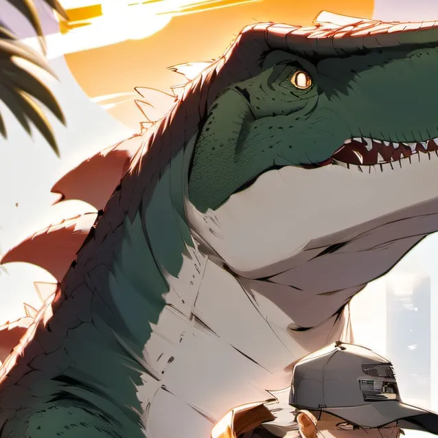 chat with ai character: my trex boyfriend 