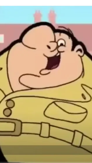 ai character: harry mr bean background